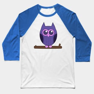 Cute Little Owl Baseball T-Shirt